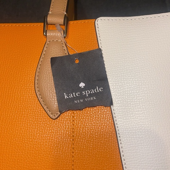 NWT Kate Spade Poppy Colorblock Large Tote - Picture 8 of 15